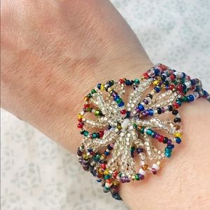 ⭐️Boho Hand beaded bracelet multicolor